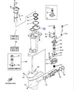 Прокладка Yamaha 61T45113A000