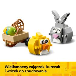 Конструктор LEGO Iconic 1833 40808 Поиск пасхальных яиц с зайчиком и цыплёнком арт. 40808 140 дет — фото 14