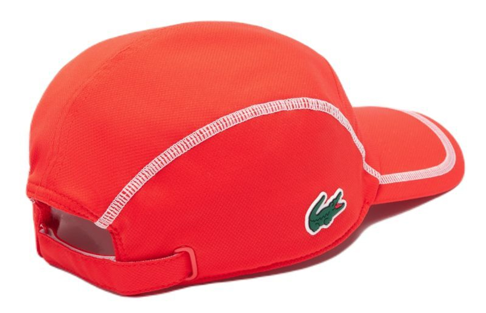 Теннисная кепка Lacoste Colourblock Tennis Cap - красный