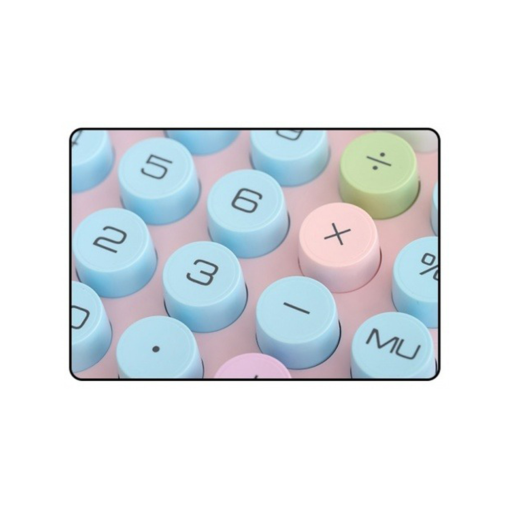 Калькулятор настольный DEXIN 12 Bit, двойное питание, розовый, размер 15,7*12*2,5