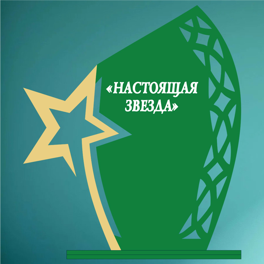 Акриловый приз Звезда 150-175-105