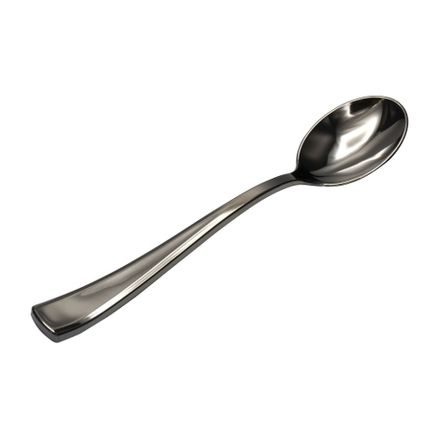 Одноразовая ложка 175 мм 5.0 г столовая, металлик (50/1000 шт)