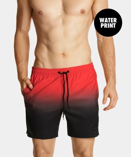 Пляжные шорты мужские Atlantic KMB-210, коралловые