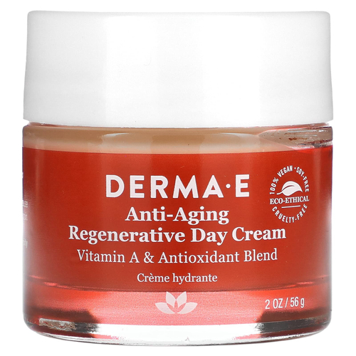 DERMA E, антивозрастной восстанавливающий дневной крем, 56 г (2 унции)
