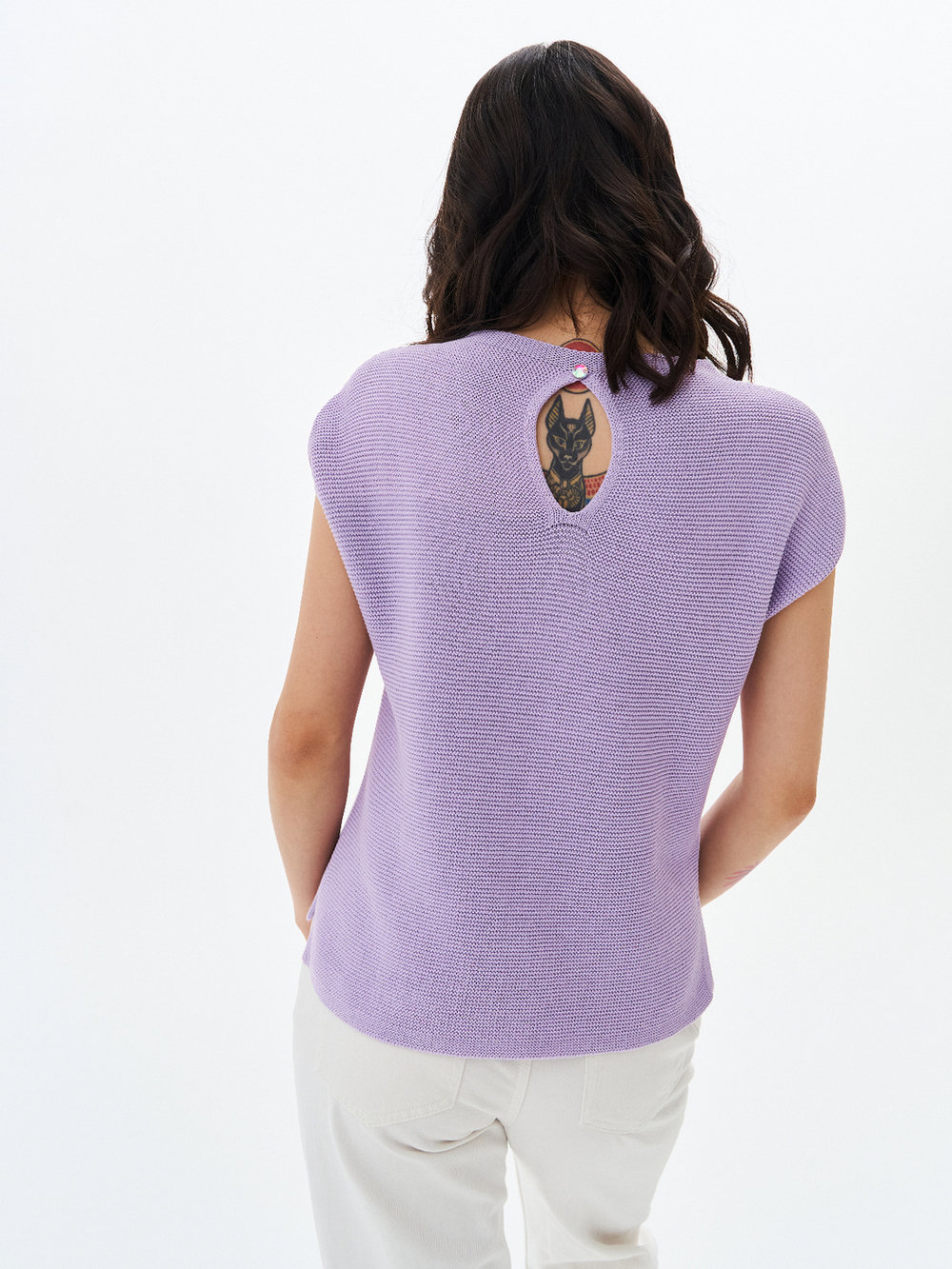 Джемпер "капля" сиреневый