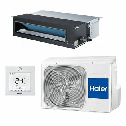 Кондиционер канальный Haier AD105S1LM1FA/1U105S1LS1FA title=