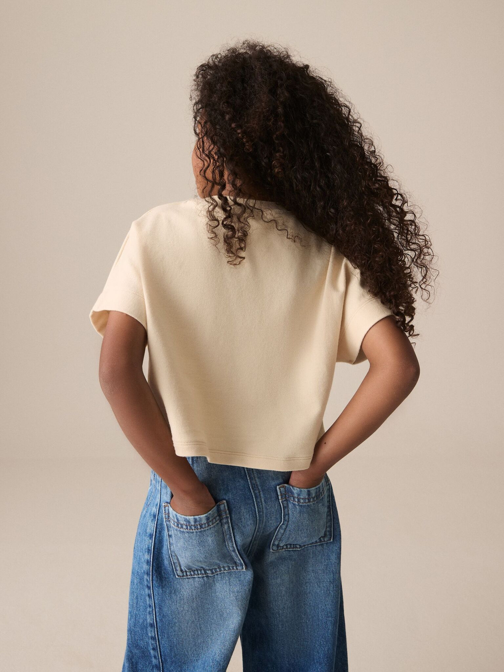 Футболка для девочки Next E44-401, Бежевый