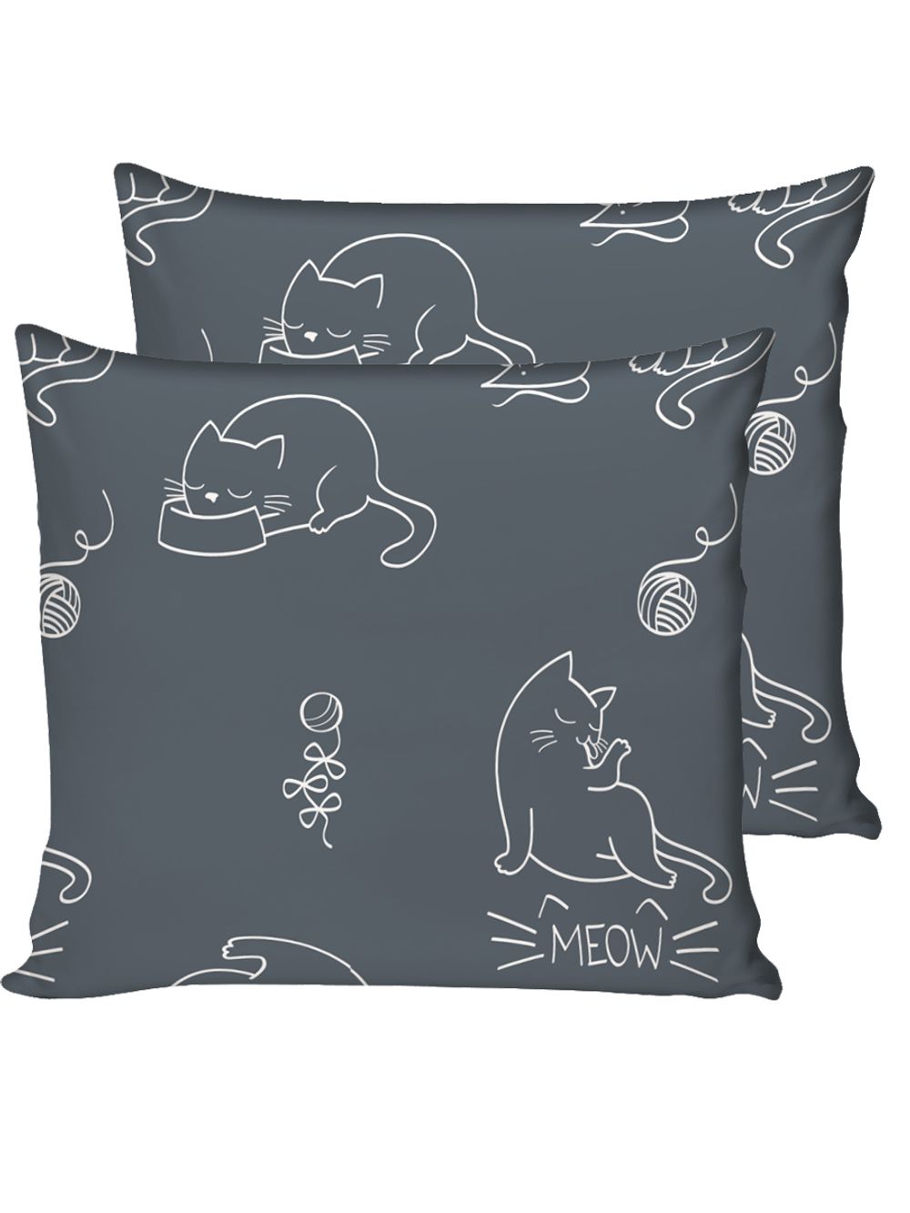 Комплект наволочек 2шт Сказка "Котики" 70х70 см