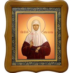 Мария Сохотская (Пошехонская) преподобноисповедница. Икона на холсте.