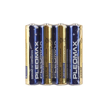 Батарейки Pleomax LR03-4S Alkaline