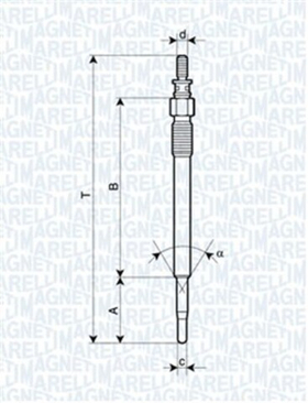 MAGNETI MARELLI - 062900022304-MAN - Glow Plug