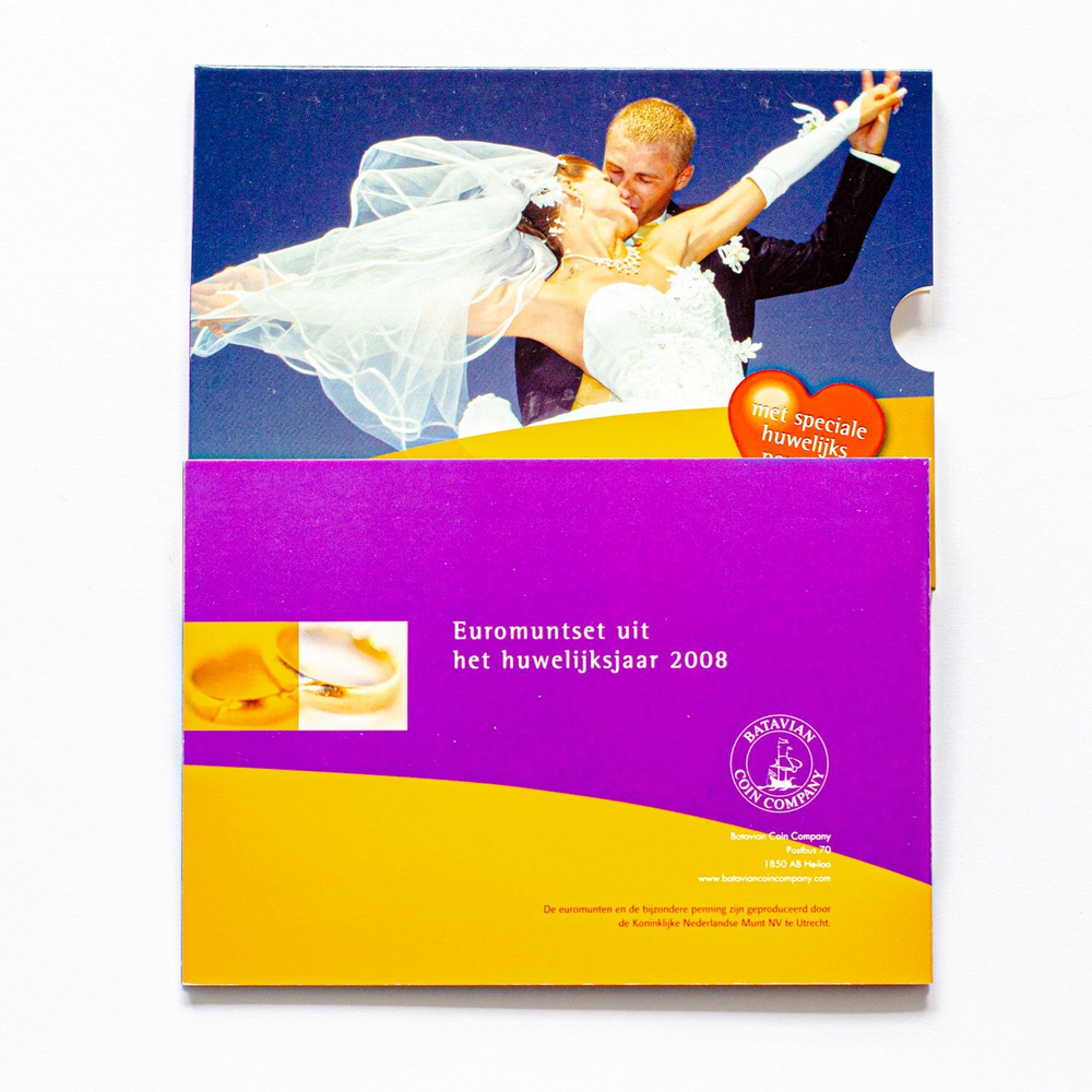 Netherlands 2008 Wedding Coin Set