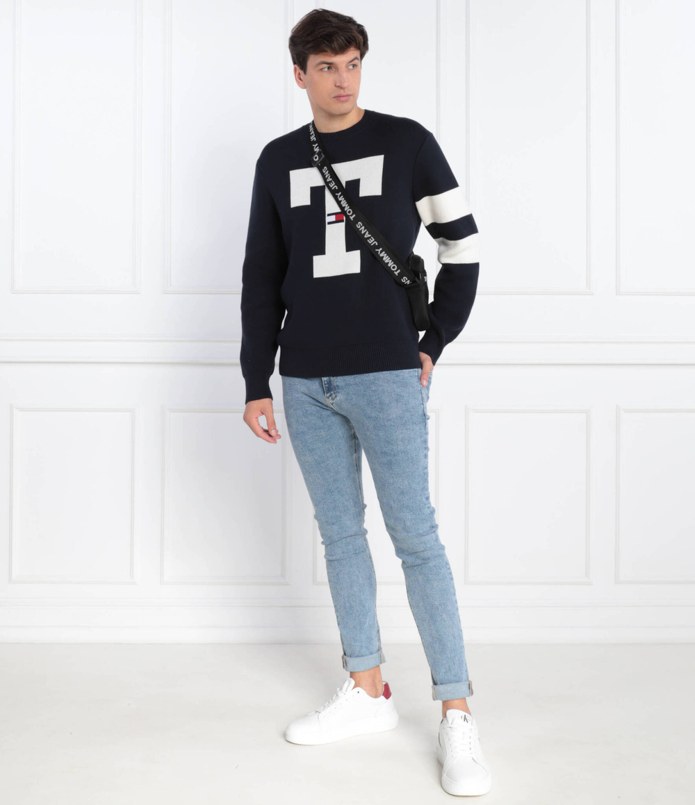 Свитер TJM RLX LETTER Tommy Jeans - темно-синий(DM0DM16787)