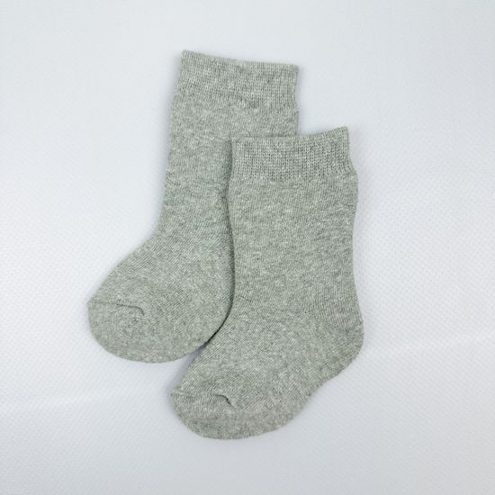 Носочки махровые, Св.серый меланж