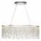 SL6201.103.37 Люстра подвесная ST-Luce Серебристый/Прозрачный LED 1*37W 3000K/4000K/6000K VEGA