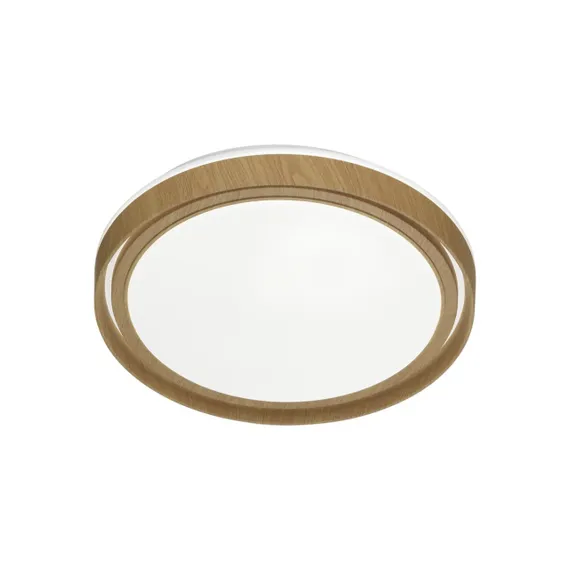 7640/DL BASICA SN 169 Светильник пластик/корич. под дер. LED 48Вт 4000K D390 IP43 RUX WOOD