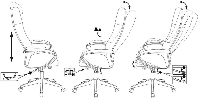 Кресло офисное эргономичное CH-NOVA LUX