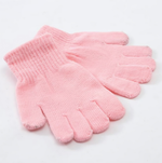 Перчатки "Однотонные", светло-розовый, р-р 16 (10-12 лет) 5133470 (MINAKU), 1 шт.