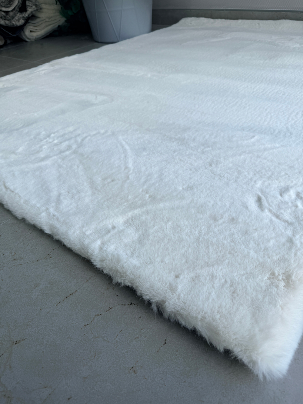 Ковер меховой имитация кроличьего меха