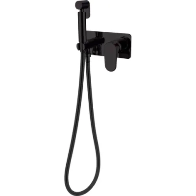 Гигиенический душ Boheme Spectre 457-B С ВНУТРЕННЕЙ ЧАСТЬЮ, со смесителем, чёрный