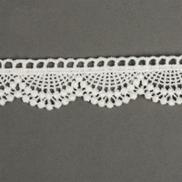 Кружево плетеное, ш. 2 см, белый