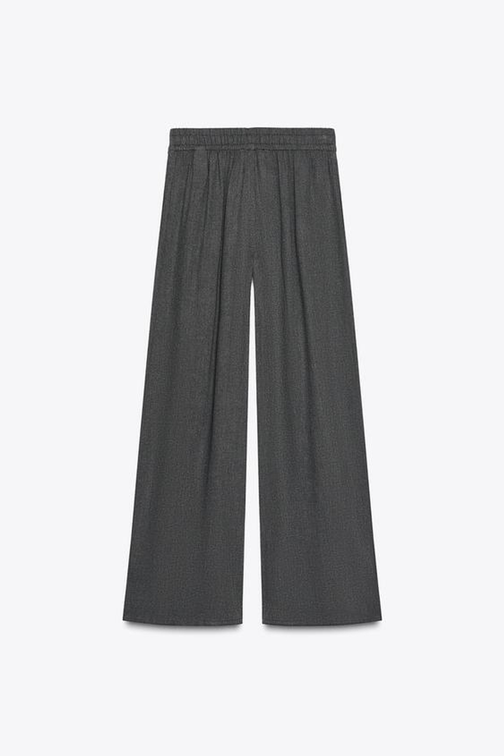 ZARA ПРЯМЫЕ БРЮКИ, ТЕМНО-СЕРЫЙ