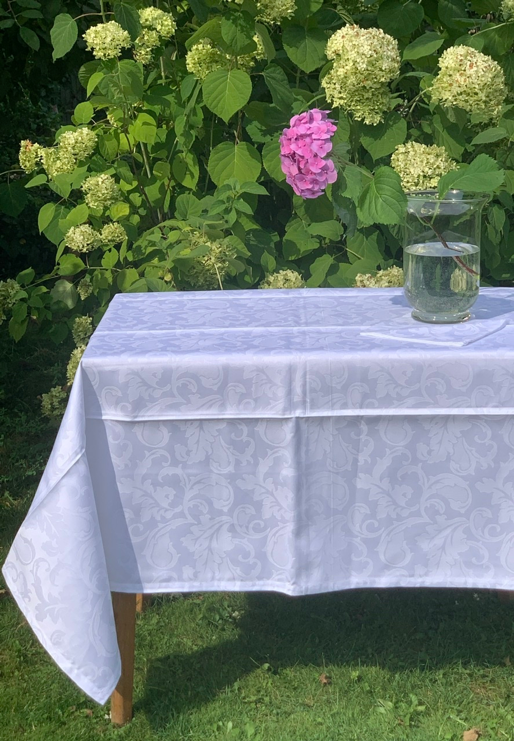 Скатерть 180x320 и 12 салфеток EmilioGatti Florida белые