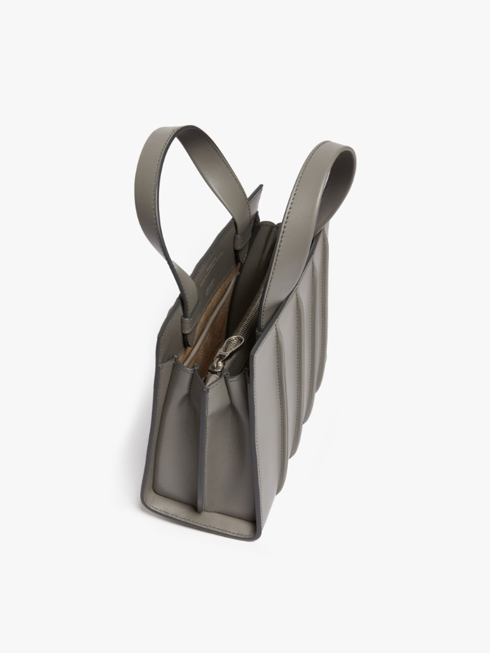MaxMara Маленькая кожаная сумка Whitney, серый