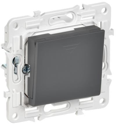 SKANDY Выключатель карточный 30А SK-V15G графит IEK