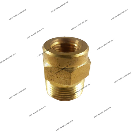 Соединитель тип R7, резьба наружная М22 - резьба внутренняя 1/4(М13)