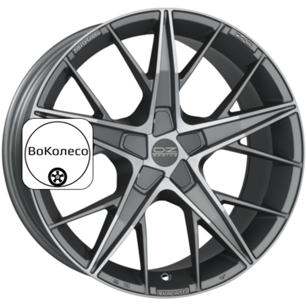 8,5x19/5x112 ET44 D75 Quaranta 5 Grigio Corsa Diamond Cut OZ