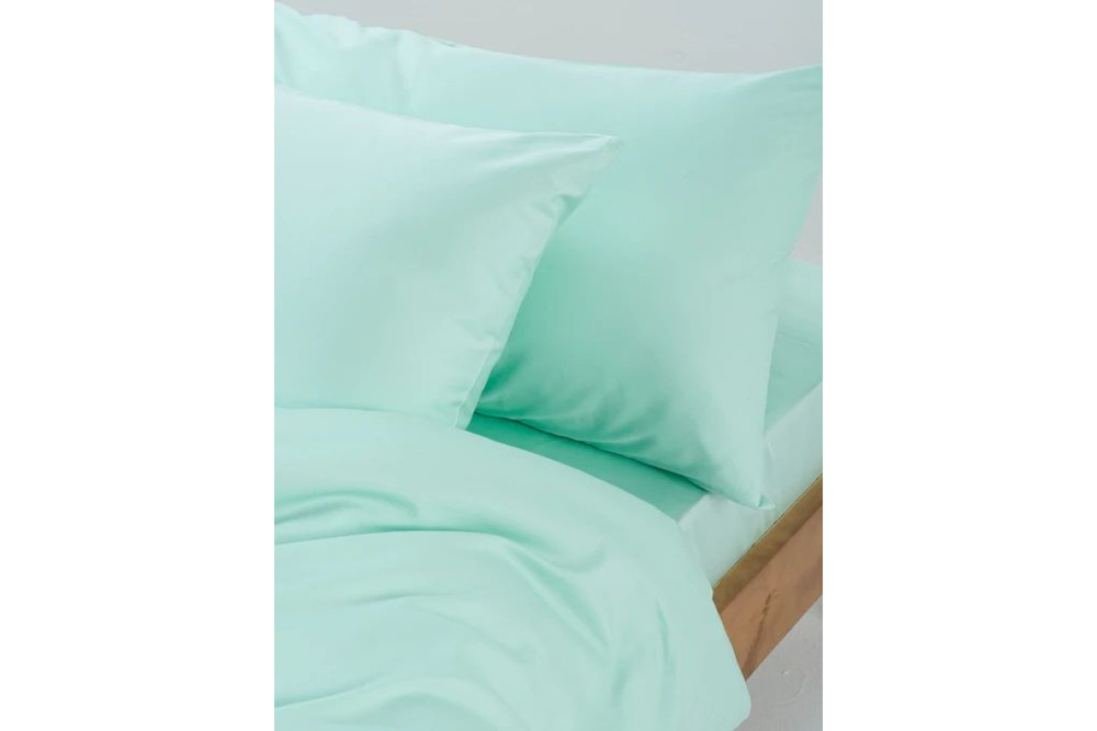 Постельное белье GoodNight Сатин Делюкс 1,5 сп. (с нав. 50х70) мята