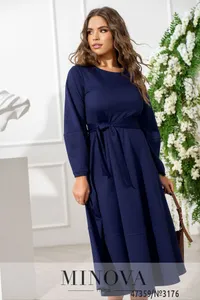 Платье 3176-синий Minova