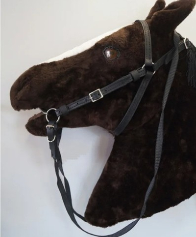 Узда кожа чёрная (без капсуля)