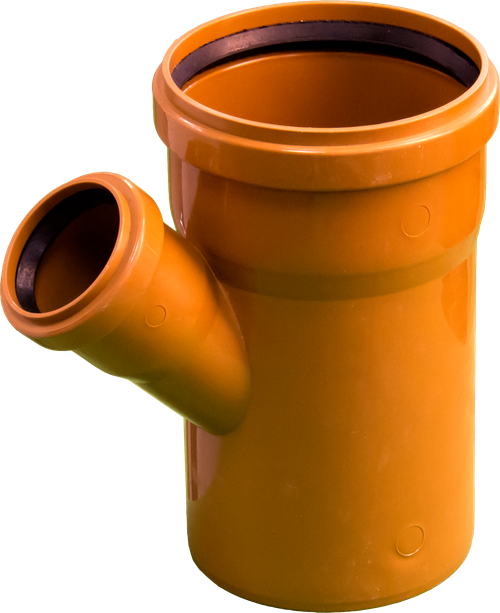 Тройник 110х50 угол 45 наруж ПП