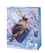 Бумажный пакет Все в сборе для сувенирной продукции , с ламинацией, с шириной основания 26 см, плотность бумаги 140 г/м2 / 26х32.4х12.7см арт.81152