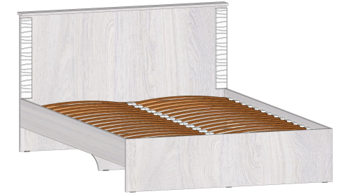 Кровать Ривьера 1400 Анкор светлый