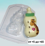 Форма для шоколада пластиковая Бутылочка детская