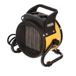 Тепловая пушка, керамический нагреватель (тепловентилятор) DHC 2-100, 230 В, 0.025/1/2 кВт Denzel, 96429