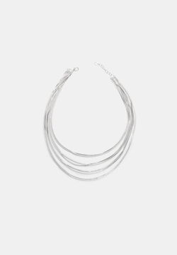 STRADIVARIUS Ожерелье из цепочек, серый