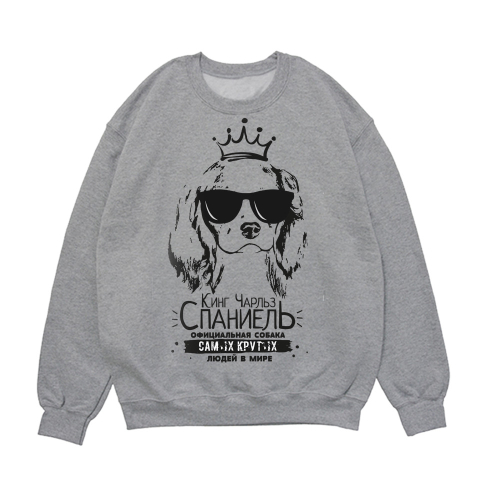 Свитшот "Кинг Чарльз Спаниель для крутых"