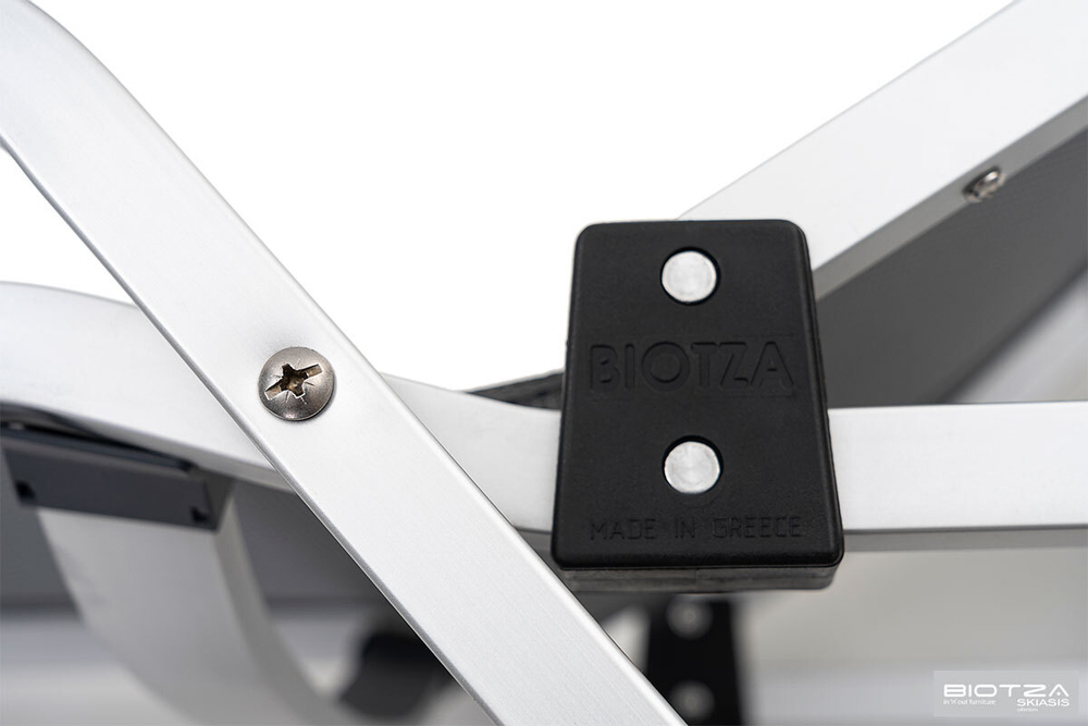 Шезлонг Hera алюминиевый, серый