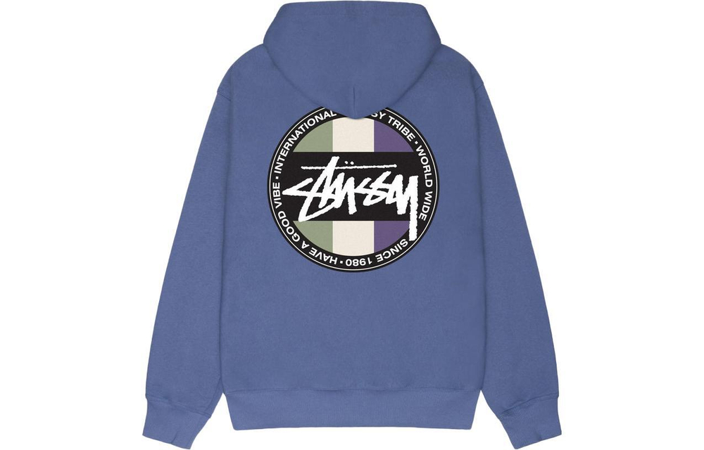 Худи Stussy FW23 CLASSIC DOT ZIP HOODIE Logo, 1974929