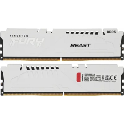 Оперативная память Kingston 64GB 5200MT / s DDR5 CL40 DIMM (Kit of 2) FURY Beast White XMP KF552C40BWK2-64