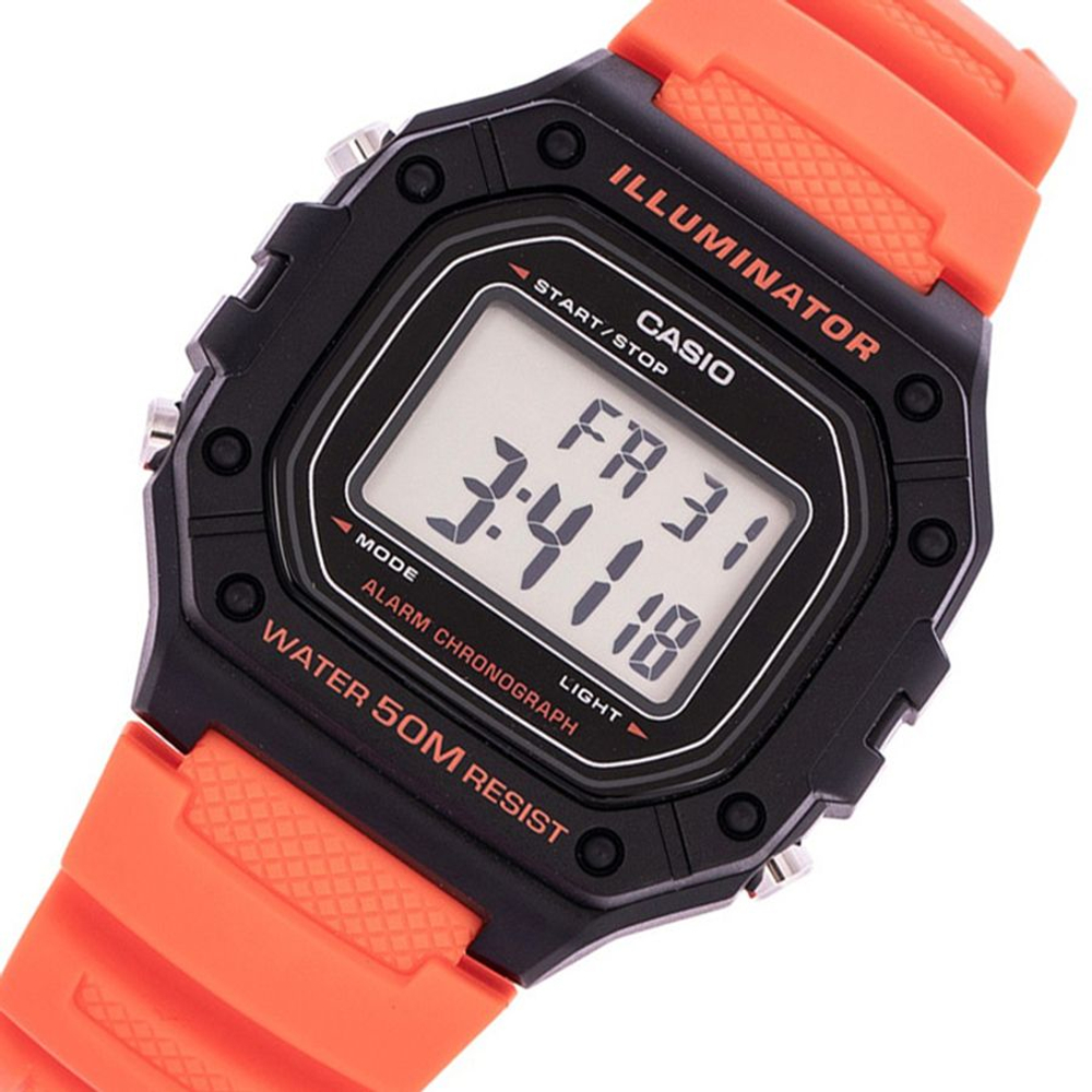 Японские наручные часы Casio Collection W-218H-4B2
