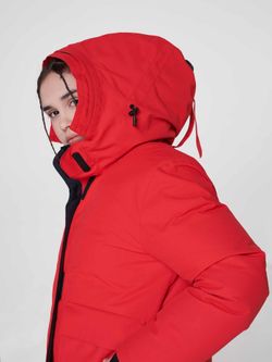 Куртка для девочки пуховая BASK juno LIATRIS красный