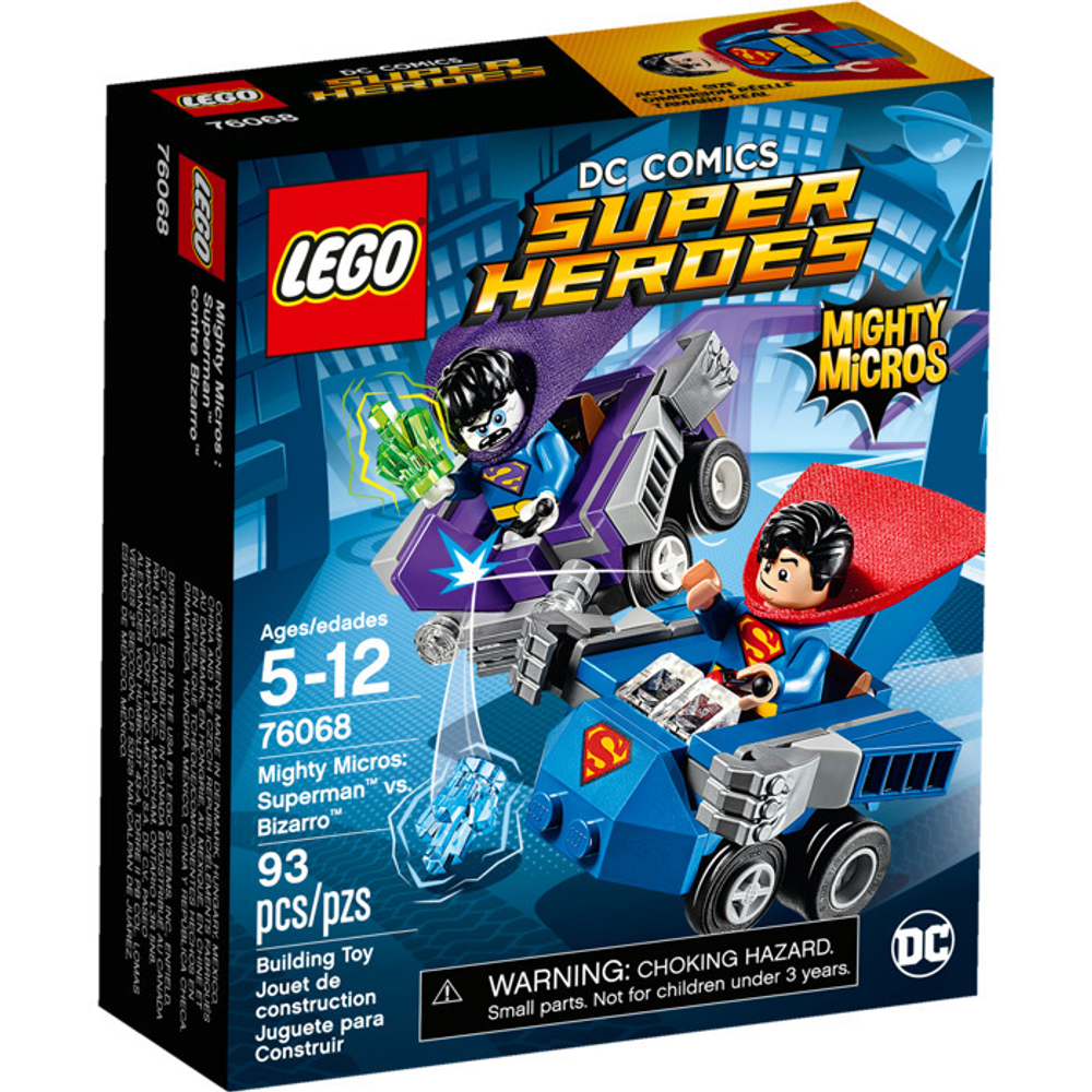 LEGO Super Heroes: Mighty Micros: Супермен против Бизарро 76068 — Mighty Micros: Superman vs. Bizarro — Лего Супергерои ДиСи