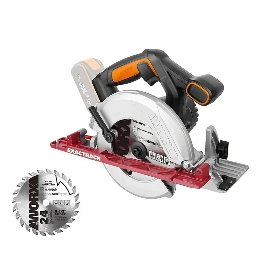 WORX WX530 аккумуляторная дисковая пила (1 x 2 Ач, ЗУ)