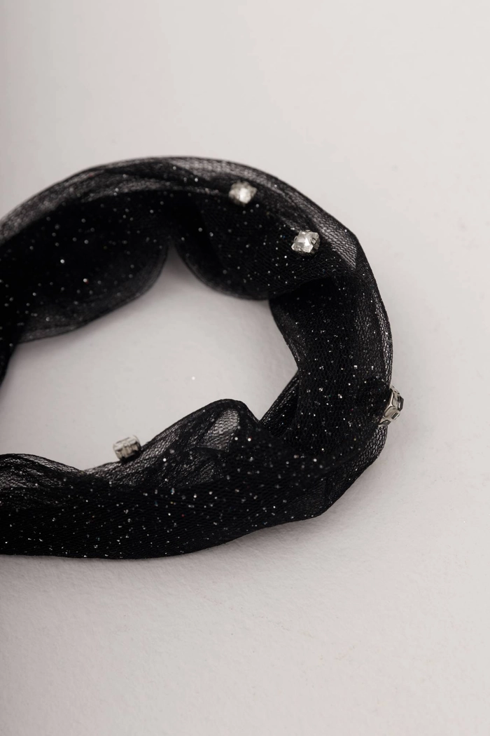 ОБОДОК МЕЛАН ЧЕРНЫЙ СО СТРАЗАМИ