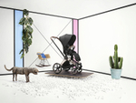 Коляска 3 в 1 Cybex Priam IV Rosegold complete и автокресло Cloud T i-Size Platinum White Plus Sepia Black